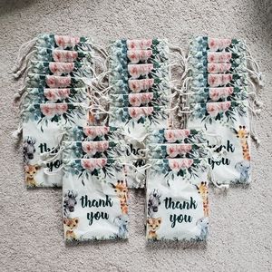 Jungle/safari animals gift bags